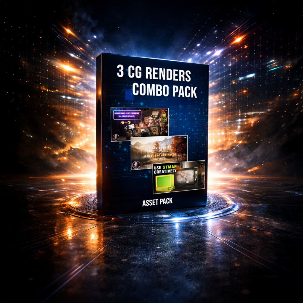 3 CG RENDERS COMBO PACK – VFX Vibe